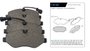Imagen de JUEGO PASTILLAS CERAMICA IVECO DAILY 35/45/50/55/60